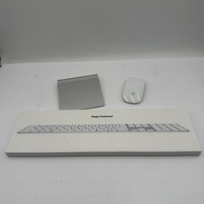 E5 Apple A1339 Magic Trackpad, A1657 Magic Mouse 2, A1843 Keyboard Bundle picture