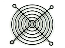 100 x 80mm Wire Computer Case Fan Grill / Finger Guard - Black picture