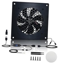 120mm Thermostat-Controlled Cabinet Cooling Fan – 5V/12V Dual Voltage, 10 picture