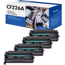 4 Pack 26A Toner Compatible with HP CF226A LaserJet Pro M402n M402dn MFP M426fdw picture