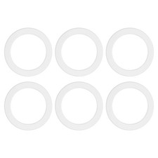 Universal Plastic Magnetic Adapter Ring, 6 Pcs Sticker Ring, White picture