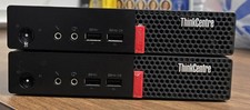 Lenovo ThinkCentre M910q I5-7500T 8GB RAM 160GB HDD HDMI DP USB 2/3 **Lot Of 2** picture
