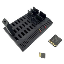 USB Flash Drive & SD Card Organizer – Holds 21 USB, 16 SD, 29 Micro SD – Black picture