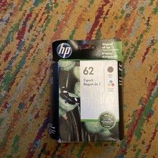NEW Genuine OEM Authentic HP 62 Black & Tri-color Ink Cartridges picture