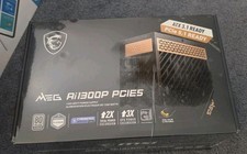 MSI MEG Ai1300P PCIe5 1300W 80 Plus Platinum Power Supply - Black Brand New picture