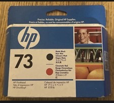 Genuine HP 73 Matte Black & Chromatic Red Printhead CD949A DesignJet Z3200 picture