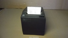 NCR 7197 USB Thermal Receipt Thermal PoS Printer 80mm Cutter Black TESTED + PSU picture