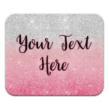 Customized Text Name Rectangle Mousepad Mice Mat Pad for Home Office PC Laptop picture