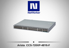 Arista CCS-720XP-48Y6-F 720XP  48 x 10/100M 1G PoE  6 x 25G SFP Switch-Fast Ship picture