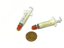2 Pieces BXR Silver Thermal Grease CPU Heatsink Compound Paste Syringe B24 picture