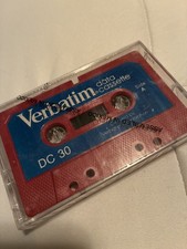 Vintage Verbatim DC 30 Data Cassette Tape & Plastic Case - New Sealed picture