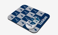 SOAR NFL Wireless Mouse Mouse Pad Set New England Patriots Checkered NEW picture