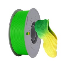 Kingroon TPU 85A 3D Printer Filament, Yellow-Green Rainbow, 1kg picture