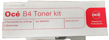 Oce B4 25001878 Original Toner Kit 2 Toners Bottles for Oce 9300/9400.+Waste bag picture