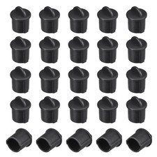 20 x Silicone BNC Anti-Dust Stopper Cap Cover for Female Jack Black picture