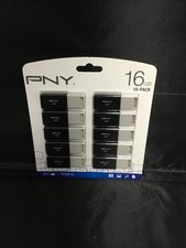 Genuine PNY 16 GB USB 2.0 Flash Drive 10 PACK Brand New Sealed picture