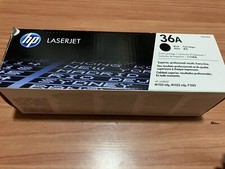 BRAND NEW Open Box (never Use) HP 36A LaserJet Toner Cartridge - Black (CB436A) picture