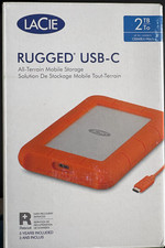 New Sealed LaCie Rugged USB-C 2TB Portable External Hard Drive STFR2000800 picture