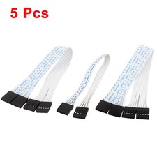 5Pcs 2.54mm Pitch 5 Pin 5 Wire 24AWG Female IDC Flat Ribbon Cable 20cm picture