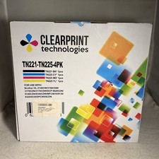 3 Pack EZink TN221/225 Compatible Toner For Brother TN221 TN225. No Black Ink picture