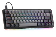 Drop ALT 65% Mechanical Keyboard Hot-Swappable RGB Aluminum Black picture