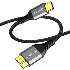 10Gbps USB C to Micro B Cable 1.5FT USB C to External Hard Drive picture