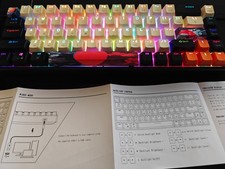 SURMEN 65% WIRED Mechanical Keyboard With Linear Red Switches picture