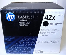 HP Laserjet 42X Q5942XD Dual Pack Black Toner Cartridge picture