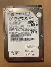 Hitachi 2.5 500G 5k500 B-500, HTS545050B9SA00, DOM: 23JAN11  -Tested Working picture