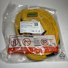 10Gtek OS2 Fiber Optic Patch Cable FC to SC 10M 33FT Single Mode x5 picture