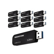 GIGASTONE 128GB Flash Drive (10 Pack) Z30 USB 3.2 Gen 1, 100MB/s Ultra Fast, ... picture