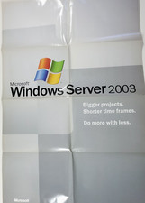 Vintage Microsoft Windows 2003 Server Promotional Poster Partner Program picture