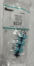 Lot of 8 Panduit FAP6WAQDLCZ Fiber Adapter Panels. MM LC Duplex Adapters OM3/OM4 picture