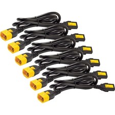 APC AP8704S-NA Cable 10A Power Cord Kit Locking C13 To C14 1.2M 390P Brown Box picture