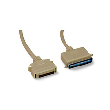 6ft SCSI-II HPDB50 Male Latch to SCSI-I CN50 Male - Beige picture