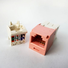 Panduit CJ688TGPK Mini-Com® TX6™ PLUS TG Style UTP Jack Module, Pink Qty 2 picture