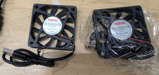 2 Packs Wathai 60mm x 10mm USB Computer Fan 5V with Speed Control DC 60x10mm picture