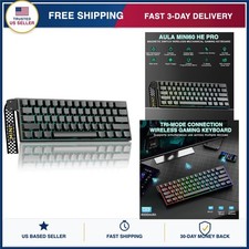 AULA MINI60 HE PRO Wireless 60% Hall Effect Gaming Keyboard RGB Hot Swap picture
