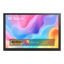 10.1inch 1000nit Brightness IPS LCD Monitor1280x800 HD VGA Input Metal Case picture