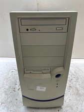Vintage Retro Beige ATX Desktop Computer Sleeper Case picture