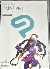 CLIP STUDIO PAINT PRO FULL VERSION. CD and Case Only picture