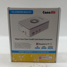 New CanaKit Raspberry Pi 5 BCM2712 8GB RAM 256GB Starter Max Kit White picture