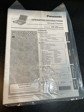 ORIGINAL PANASONIC TOUGHBOOK CF-29 OPERATING INSTRUCTIONS MANUAL LAPTOP BRANDNEW picture