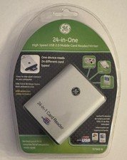 General Electric GE High Speed USB 2.0 24-in-1 Card Reader/Writer NEW SEALED picture