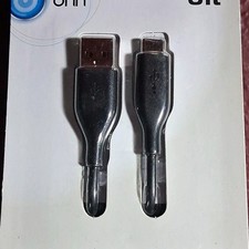 onn USB-C to USB-A 2.0 Cable 6ft Black picture