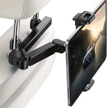 360° Car Back Seat Headrest Tablet Holder Mount for iPad & Phones 4.7-12.9 picture