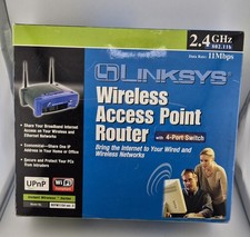 Linksys BEFW11S4 ver. 2 4-Port Wireless Access Point Router 2.4GHz 802.11b  picture