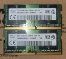 SK Hynix 64GB DDR4 3200 SODIMM 2X32GB (HMAA4GS6AJR8N-XN) picture