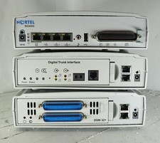 Nortel BCM50 NT9T6502E5 with 2 Expansion NT9T6410 w/ DSM32+, DTI Module No P/S picture