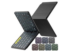 Samsers foldable bluetooth keyboard with stand & travel bag #265 picture